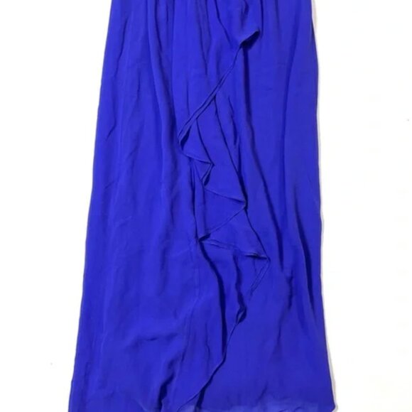 Nicole Miller New York Ruffle Strapless Gown - Picture 7 of 8